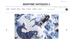 Desktop Screenshot of maritime-antiques.dk